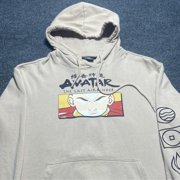 Nickelodeon Other - Avatar: The Last Airbender Beige Hoodie Size Large